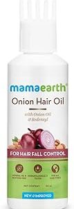 Mamaearth Onion Hair Oil For Hair Growth Hair Fall Control With Redensyl 50 Ml