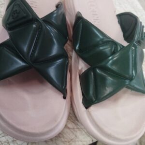 Women Stylish Heels Slides Flip Flops Slippers Size 37