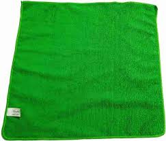 Hygieacare 250 Gsm Kitchen Duster Wet Dry Cotton Cleaning Cloth Wet And Dry Duster Green