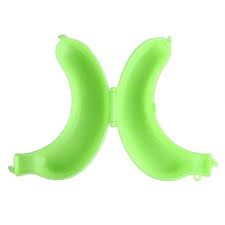 Banana Saver Container Portable Banana Case Holder For Banana Storage Cute Banana Protective Case Lunch Fruit Storage Boxgreen