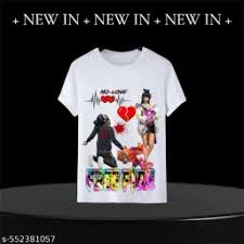 New Trendy Free Fire Printed T Shirts For Kids Boys Girls Printed Size 3