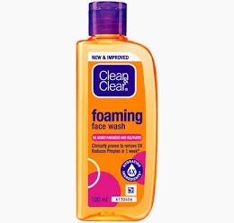 Clean Clear Foaming Face Wash Oilfree 100 Ml Pack Of 3