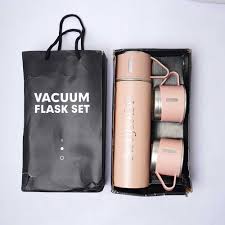 Customize Vacuum Flask Set Water Bottle Pink