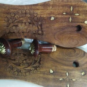Wooden Slippers Khadau For Pooja