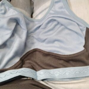 Dusty Blue Color Sports Bra For Women Size 28