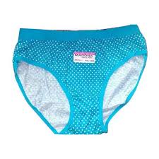 Sky Color Dotted Panty For Women Size L