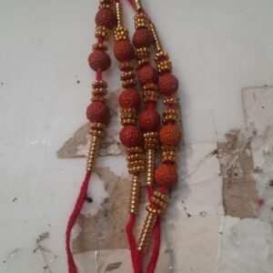 Artificial Rudraksha Beads Rakhi For Brother Pack Of 4
