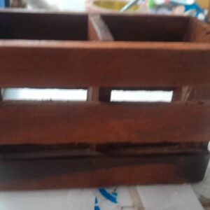 Rectangular Wooden Spoon Stand