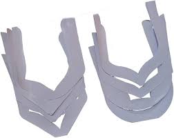 Multi Design Neck Bukram Gala 18 Pcs