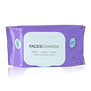 Faces Canada Fresh Clean Glow Makeup Remover Wipes 30 Count