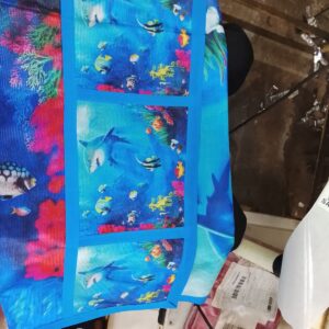 Combo 1 Fridge Top Cover With 6 Utility Pockets 2 Handle Cover 6 Fridge Mates Blue Colour