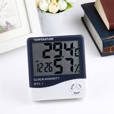 Thermomate Room Thermometer With Humidity Incubator Meter Htc1 Thermometer White Pack Of 3