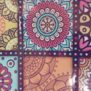 Multicolor Printed Tile Sticker Wallpaper 1.5Mtr 3Pcs