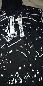 Cotton Blend Black Printed Hoodie For Kid Boys Size 9 To 10 Yrs