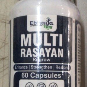 Abhaya Ayurveda Multi Rasayan Regrown Capsules For Hair 60N