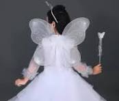 White Colour Pari Dress Size 24 For Girls