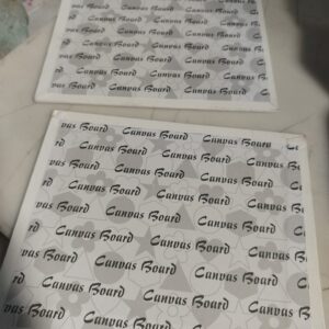 White Canvas Board Pack Of 2