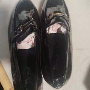 Black Colour Leather Loafers For Men Size 43