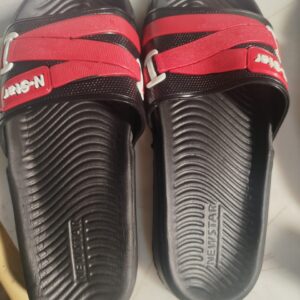 Black And Red Colour Flip Flops For Men Size 8