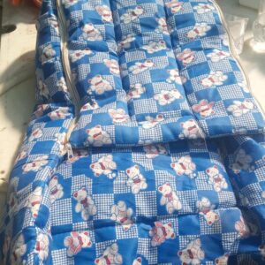 Cotton Kids Washable New Born Baby Wrapper Blanket Sleeping Bag Blue