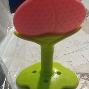 Fun Fruit Shape Silicone Teethers For Baby Pink