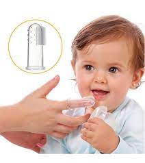 Silicone Finger Toothbrush Baby Tongue Cleaner