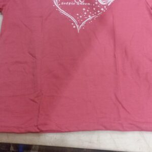 Women T Shirt Pink Colour Size M