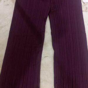 Women Trousers Wine Colour Size M