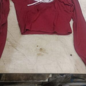 Women Top Maroon Colour Size M