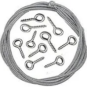 Multipurpose 2 Meter Window Net Curtain Wire