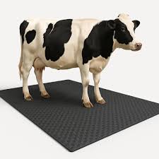 Black Colour Cow Mat 8 X 5 Feet
