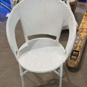 White Colour Wicker Chair