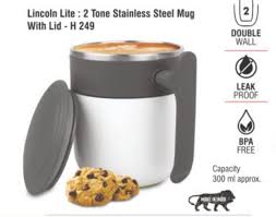 Power Plus Lincoln Lite 2 Toe Stainless Steel Mug 300Ml