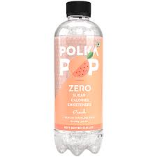 Polka Pop Peach Zero Sugar Sparkling Water 300 Ml