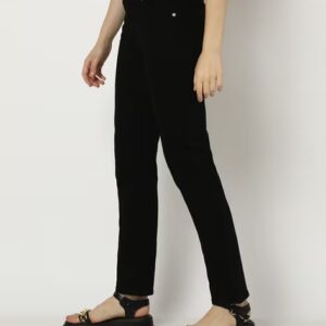 Gap Women Straight Fit Jeans Color Black Size 30