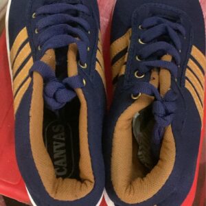 Men Blue Printed Colour Casual Shoes Size 6