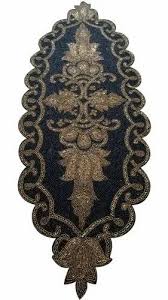 Embroidery 18X24 Inch Beaded Table Runner 1Pc