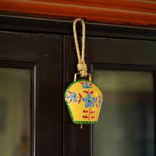 Yellow Rustic Rang Hanging Bell