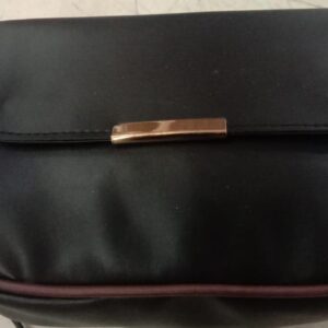 Black Leather Sling Bag For Women