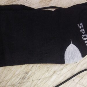 Black Color Printed Men Short Socks 1 Pair