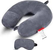 Premium Ushaped Travel Neck Pillow Eye Cover For Men Women