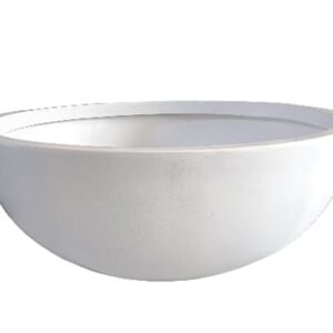 Engraft Saplings Decora Bowl Tropic Pot Stone White