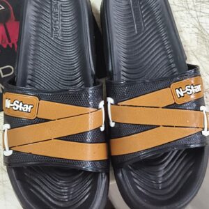 N Star Light Casual Flip Flops Chappal For Boys Slippers Slides Men Brown Black 9