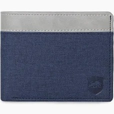 Blue Grey Wallet For Men