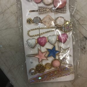 8 Pcs Black And White Korean Style Hair Clips