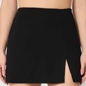 Zastra Women Skirt Black Colour Size Xl