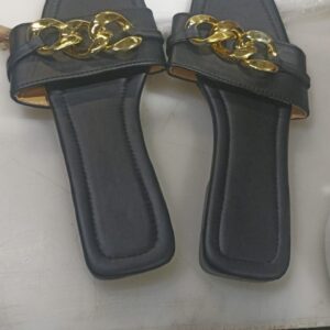 Women Slipper Black Colour Size 40