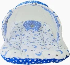 New Born Baby Bedding Set With Mosquito Net And Pillow
