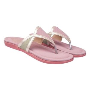 Shoetopia Womens Comfortable Flip Flop Sandals Pink Colour Size 42