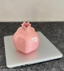 Pink Anar Vase Ceramic Color Pink 11.5Cm Height